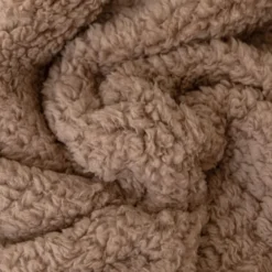 Poszewka z Bukli Baranek Dreamy Boucle Brązowy