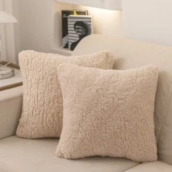 Poszewka z Bukli Baranek Dreamy Boucle Beżowy