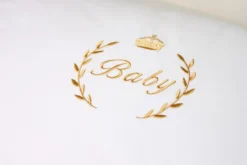 Poszewka z haftem Baby Biały