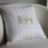 Poszewka Z Haftem Wifey