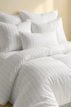 Poszwa Hotelowa Adamaszek 2cm Biały