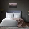 poszwa hotelowa adamaszek 5mm (zamek) Biały