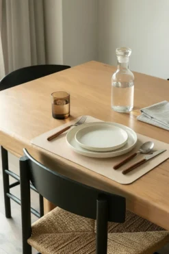 Prostokątna Podkładka pod Talerze SKINNY Beżowy