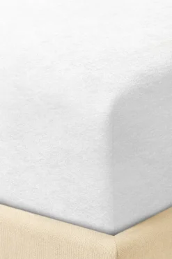 Prześcieradło Frotte Z Gumką + 15 cm Biały