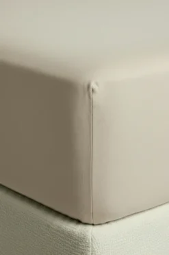 Prześcieradło Jersey Z Gumką 180 g/m2 + 30 cm Jasny Beż
