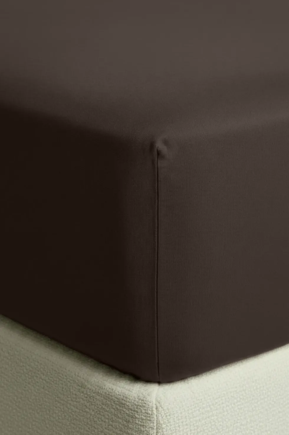Prześcieradło Jersey Z Gumką 180 g/m2 + 30 cm Brązowy