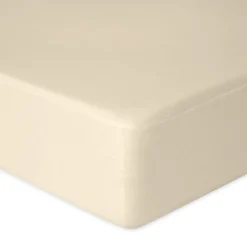 prześcieradło jersey z gumką premium Ecru