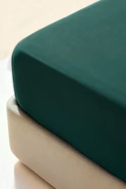 Prześcieradło Polarowe Z Gumką MIŚ Mikrofibra Fluffy Zielony