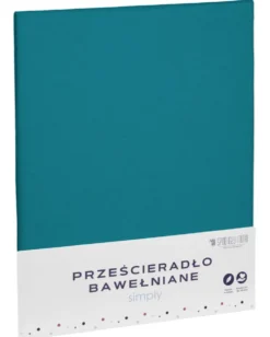Prześcieradło SIMPLY – 2. Gatunek | OUTLET Turkusowy