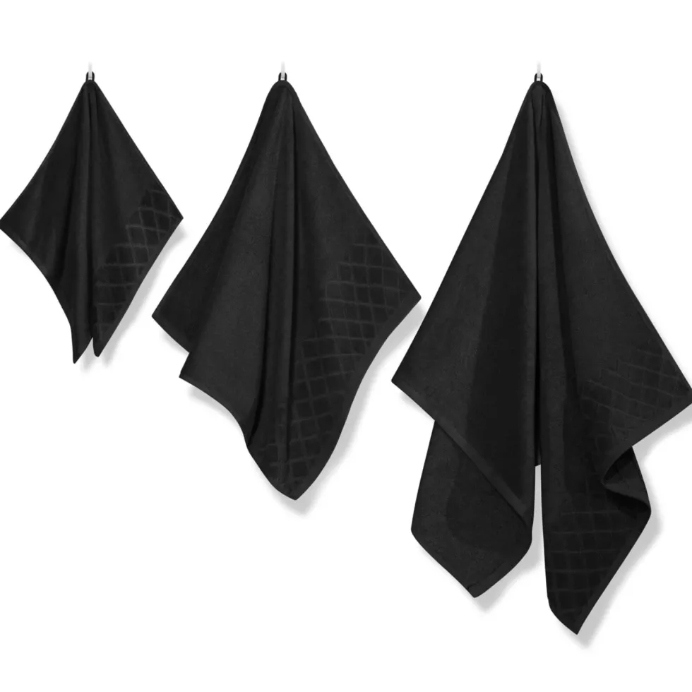 Ręcznik Bawełniany Welur 500g/2 SILKY Czarny