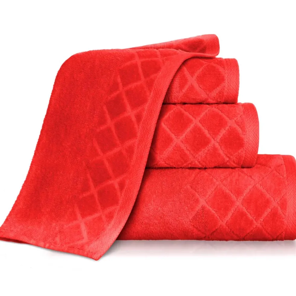 Ręcznik Bawełniany Welur 500g/2 SILKY Czerwony