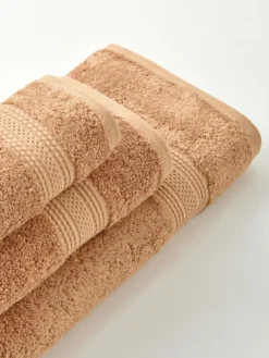 Ręcznik Premium z Bawełny Egipskiej 600 g/m2 EGIPCJAN Karmelowy