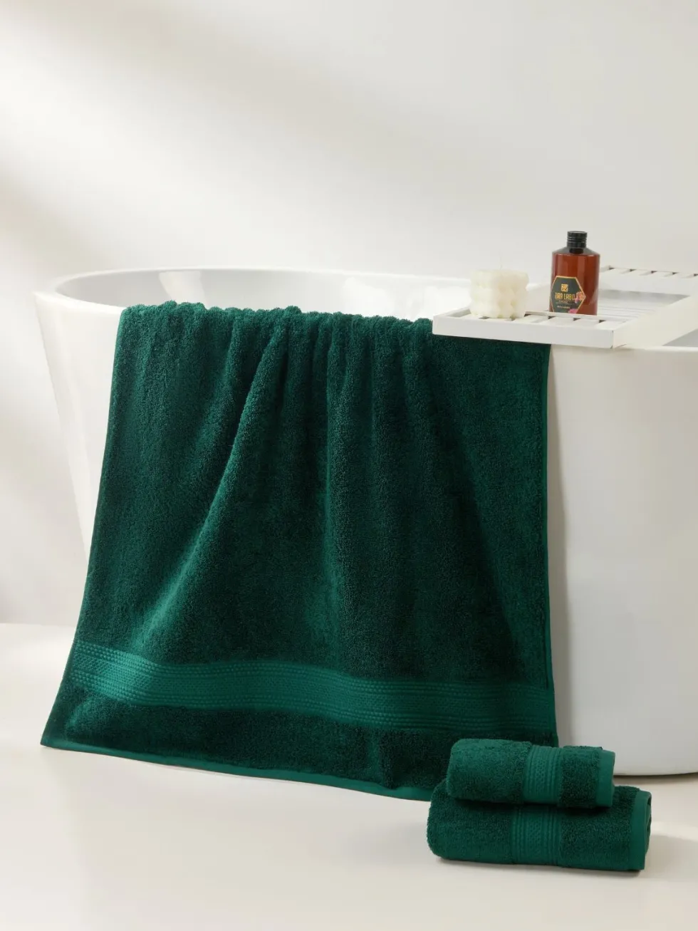 Ręcznik Premium z Bawełny Egipskiej 600 g/m2 EGIPCJAN Butelkowy