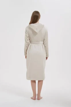 Szlafrok 2XL/3XL - OUTLET Beżowy