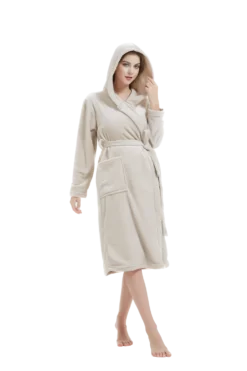 Szlafrok 2XL/3XL - OUTLET Beżowy