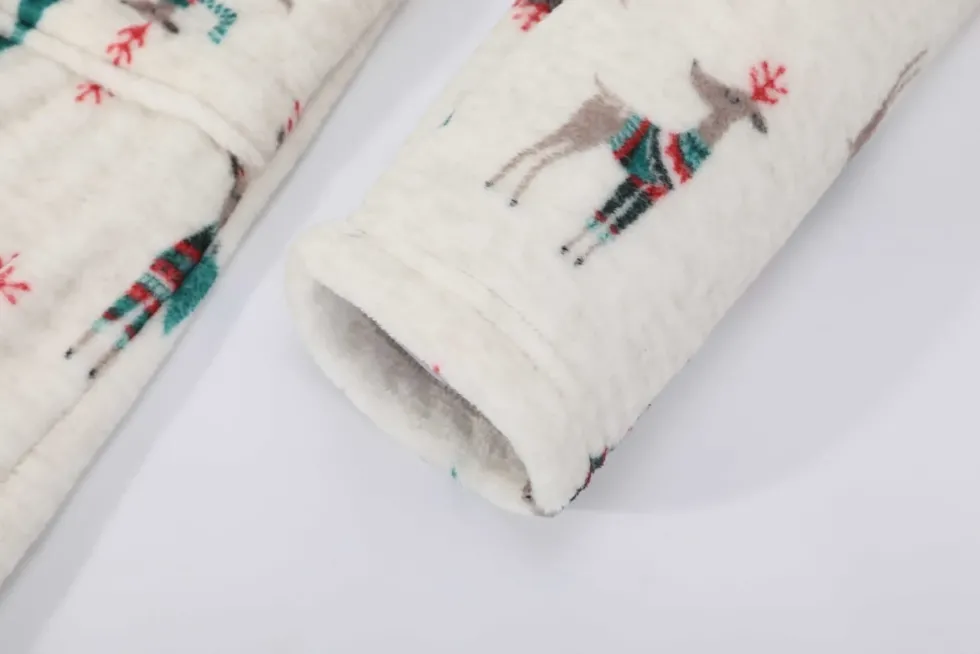 Szlafrok z Kapturem PAULO Świąteczny XMASS DEER