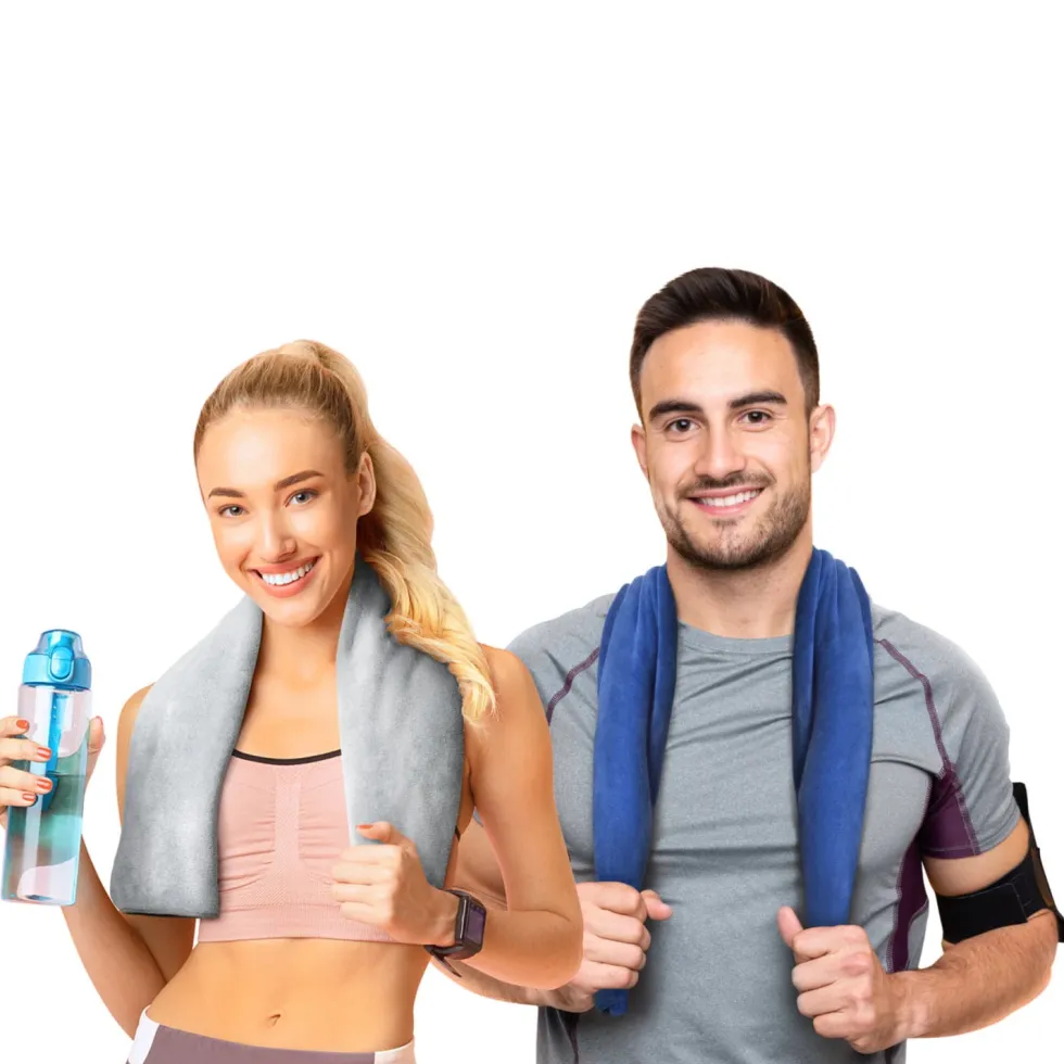 Szybkoschnący Ręcznik z Mikrofibry ACTIV Beżowy