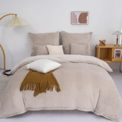 Taupe Pościel MIŚ Z Mikrofibry Cozy