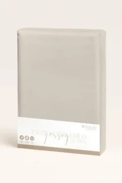 Taupe Prześcieradło Jersey Z Gumką + 30cm