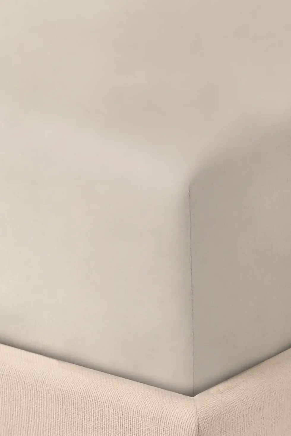 Taupe Prześcieradło Jersey Z Gumką + 30cm