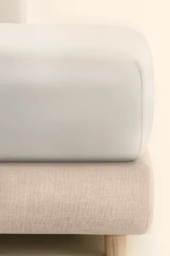 Taupe Prześcieradło Jersey Z Gumką + 30 cm