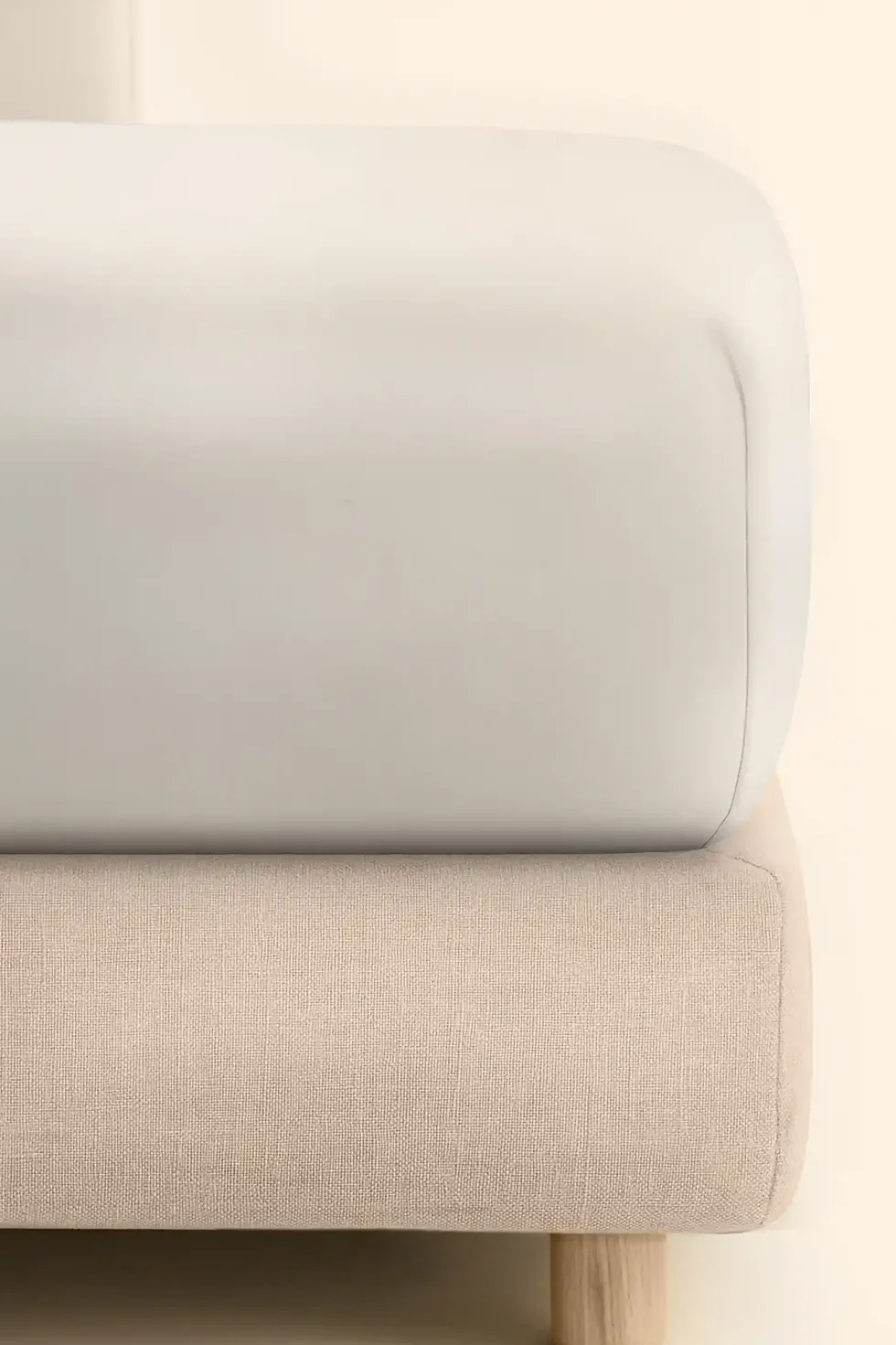 Taupe Prześcieradło Jersey Z Gumką + 15 cm