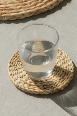 Wiklinowa Okrągła Podkładka Kuchenna na Stół BALI