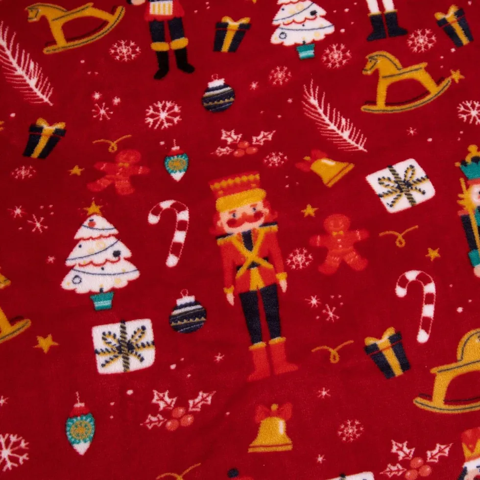 Świąteczna Pościel MIŚ Z Mikrofibry Cozy NUT CRACKER
