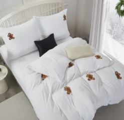 świąteczna pościel w pierniczki ciasteczka CUTY GINGERBREAD Biały