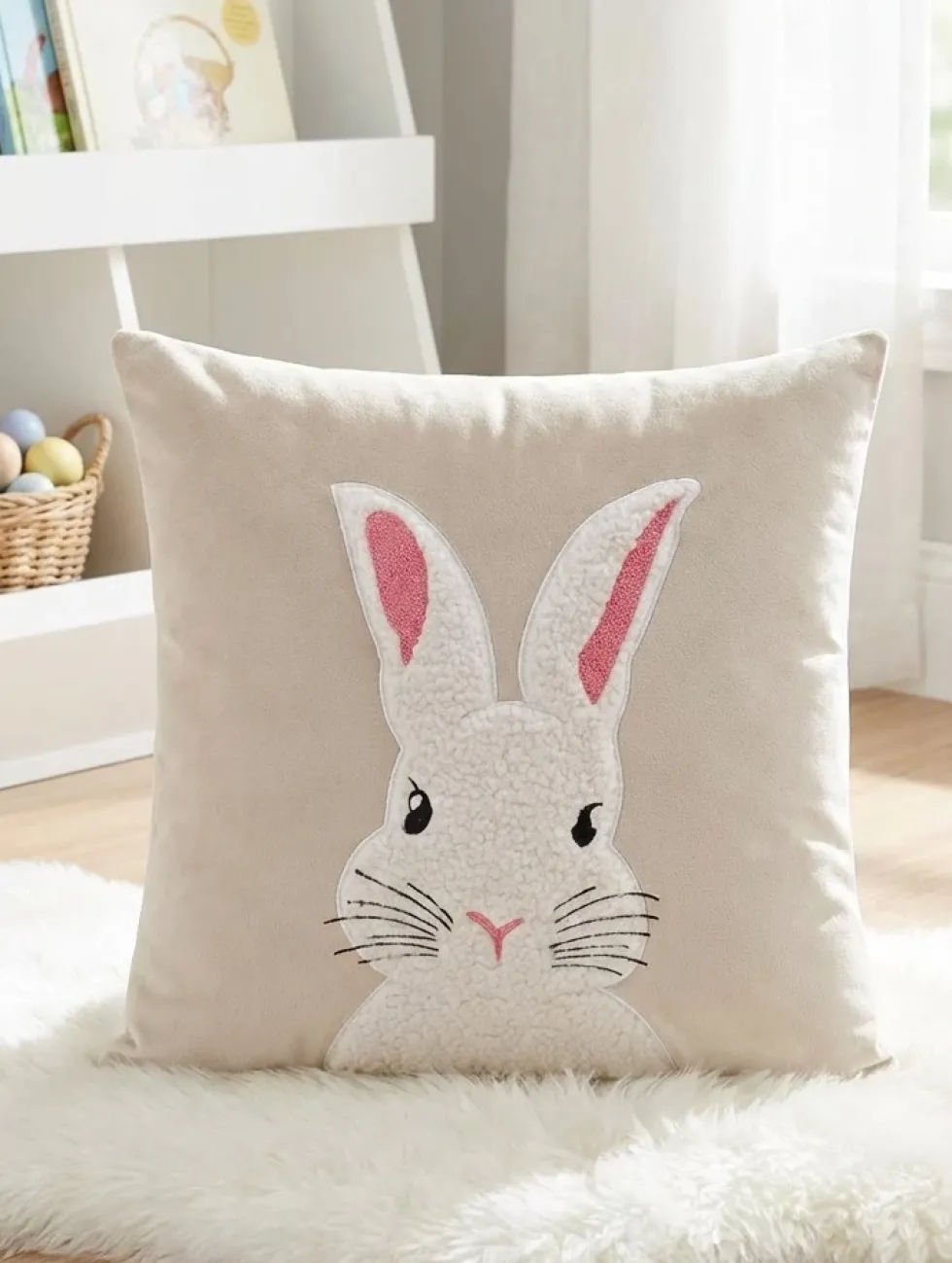 Świąteczna Poszewka BUNNY Beżowy