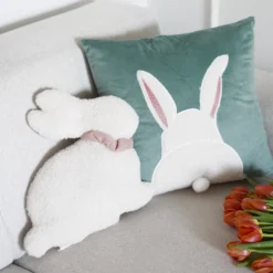 Świąteczna Poszewka BUNNY Szałwiowy