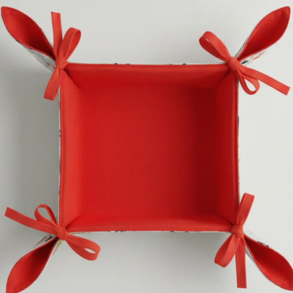 Świąteczny Koszyk Na Pieczywo SANTA