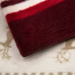 Świąteczny Miękki Koc Bawełniany Narzuta Pled Zimowy Na Łóżko CHRISTMAS CHECK