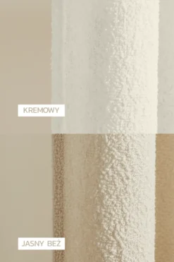 Zasłona Dekoracyjna DREAMY Boucle Beżowa