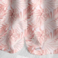 Zasłona Dekoracyjna na Przelotkach HIBISCUS Pudrowa