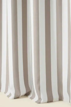 Zasłona Tarasowa Wodoodporna Na Taśmie STRIPES Beżowy