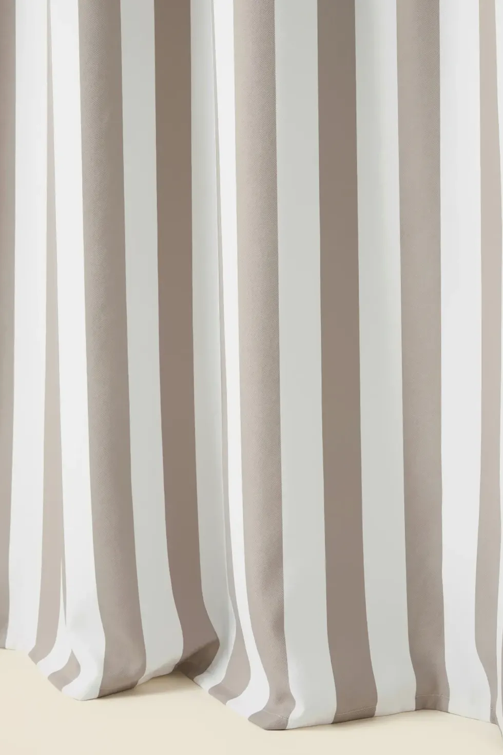 Zasłona Tarasowa Wodoodporna Na Taśmie STRIPES Beżowy