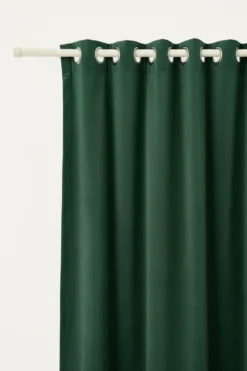 Zasłona Welurowa Velvet Soft Butelkowa Zieleń