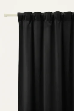 Zasłona Welurowa Velvet Soft Czarny