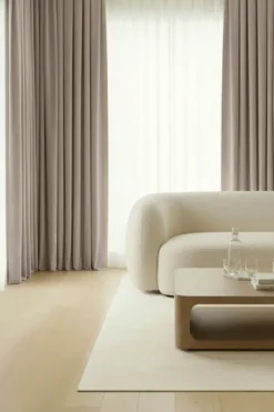Zasłona Welurowa Velvet Soft Ciemny Beżowy
