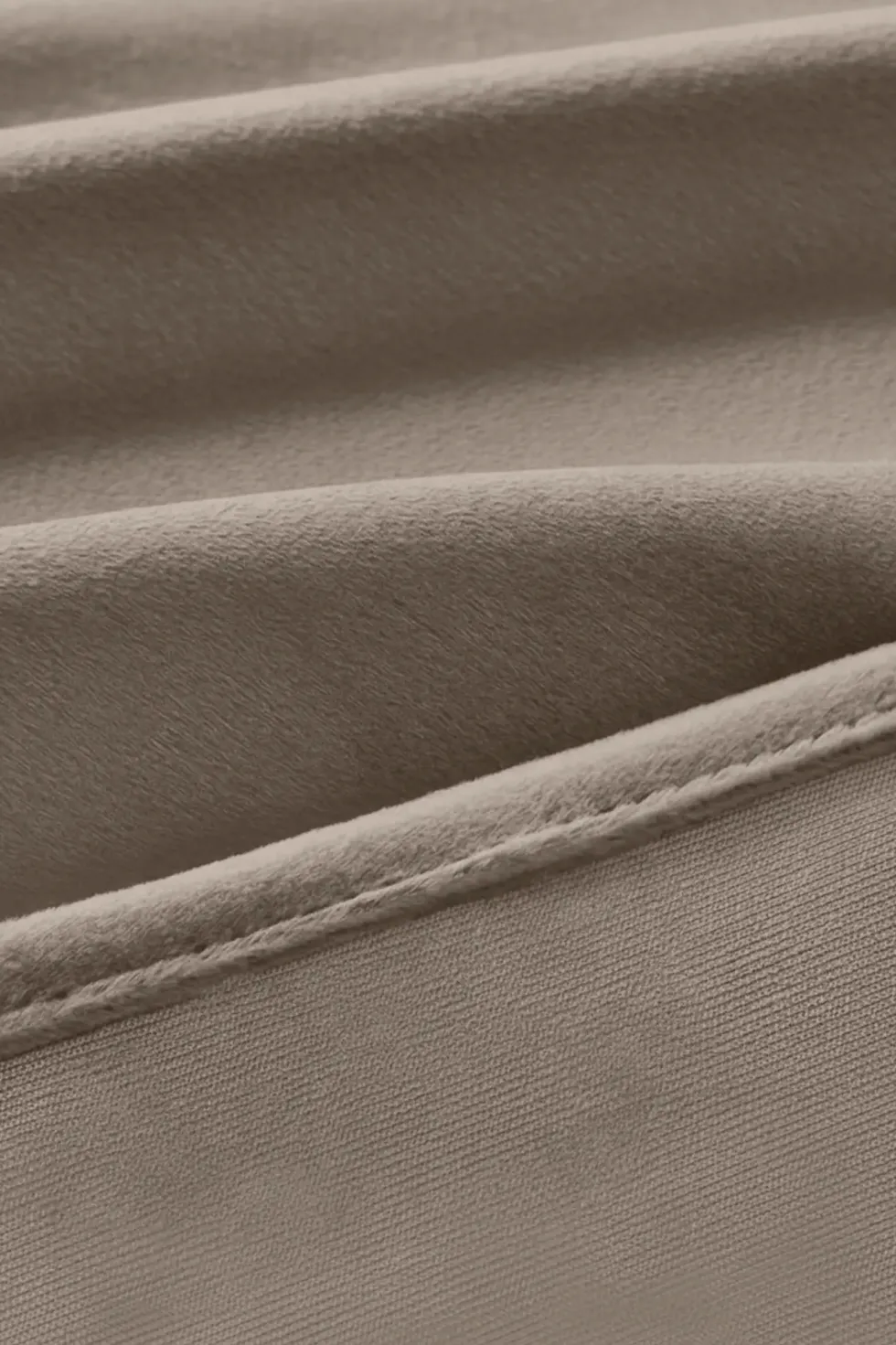Zasłona Welurowa Velvet Soft Ciemny Beżowy