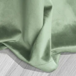 Zasłona Welurowa Z Kryształkami Shiny Szałwiowy