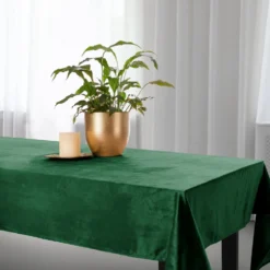 Zieleń Obrus Welurowy SOFT Butelkowy