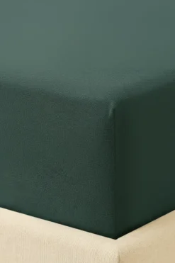 Zieleń Prześcieradło Frotte Z Gumką + 30 cm Butelkowy